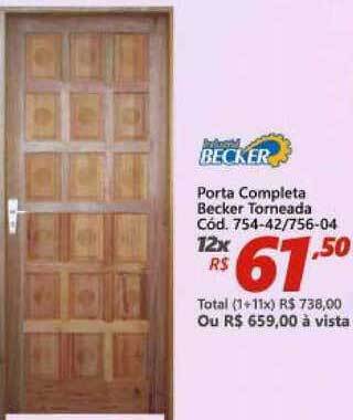 Porta Completa Becker Torneada