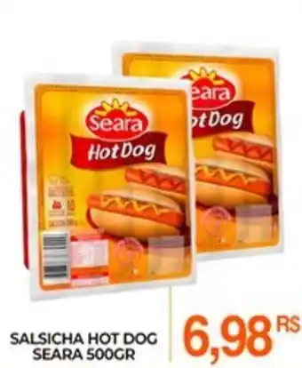 Mercadão Atacadista Salsicha Hot Dog Seara 500g oferta