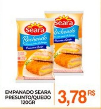 Mercadão Atacadista Empanado Seara Presunto e Queijo 120g oferta