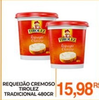 Mercadão Atacadista Requeijao Cremoso Tirolez Tradicional 480g oferta