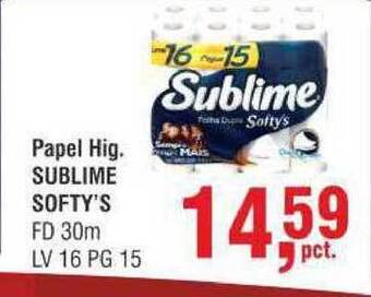Higa Atacado Papel Hig. Sublime Softy's oferta