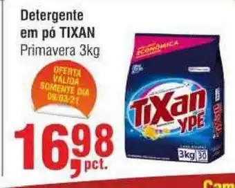 Higa Atacado Detergente Em Pó Tixan 3kg oferta
