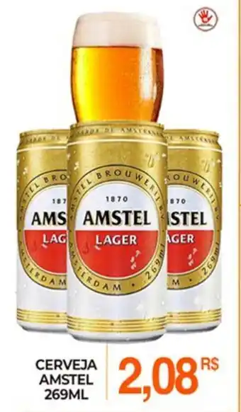 Mercadão Atacadista Cerveja Amstel 269ml oferta