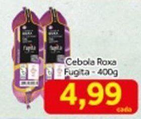Shibata Supermercados Cebola Roxa fugita 400g oferta