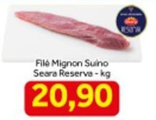 Shibata Supermercados File Mignon Suino Seara Reserva 1kg oferta