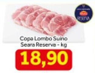 Shibata Supermercados Copa Lombo Suino Seara Reserva 1kg oferta