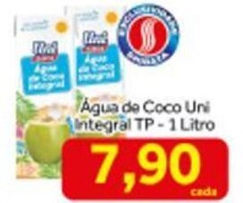 Shibata Supermercados Agua de Coco Uni Integral TP 1L oferta