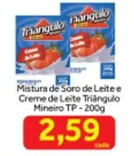 Shibata Supermercados Mistura de Soro de Leite e Creme de Leite Triangulo Mineiro tp 200g oferta