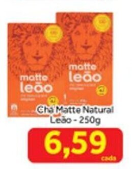 Shibata Supermercados Cha Matte Natural Leao 250g oferta