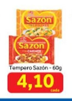 Shibata Supermercados Tempero Sazon 60g oferta
