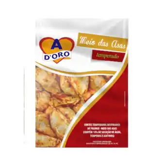 Meio da asa de frango (tulipa) temperada resfriada por kg - ad'oro