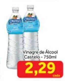 Shibata Supermercados Vinagre de Alcool Castelo 750ml oferta
