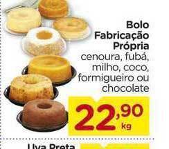 Bolo Fabricação Própria 1kg