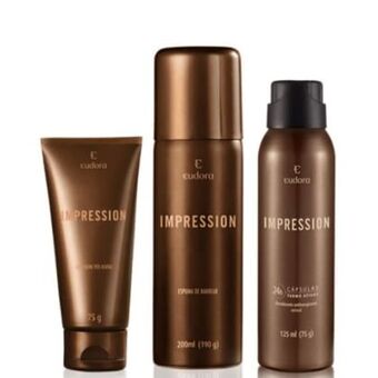 Kit gel pós barba + desodorante antitranspirante + espuma barbear