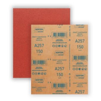 Telhanorte Lixa norton para parede gramatura vermelho 150 22,5x27,5cm oferta