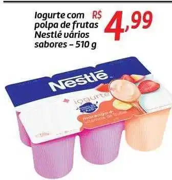 Comper Iogurte com polpa de frutas nestlé vários sabores - 510 g oferta