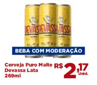 Cerveja Puro Malte Devassa lata 269ml