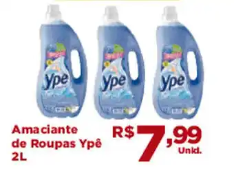 Tatico Amaciante de roupas Ype 2L oferta