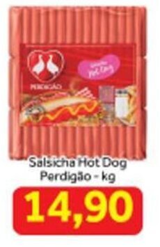 Shibata Supermercados Salsicha Hot Dog Perdigao 1kg oferta