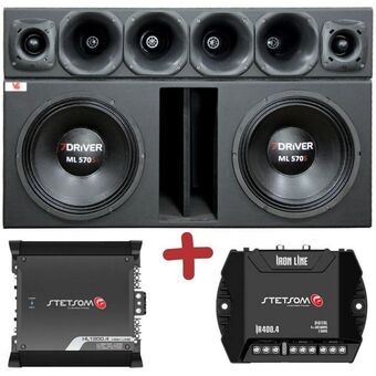 Carrefour Caixa 2 7driver + corneteira jbl selenium + módulo stetsom oferta