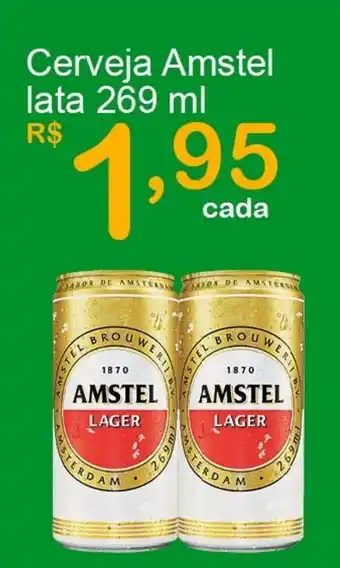 Cerveja Amstel lata 269ml