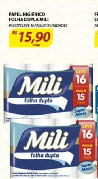 Assaí Atacadista Papel Higiénico Folha Dupla Mili oferta