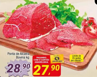 Amarelinha supermercados Ponta de Alcatra Bovina 1kg oferta