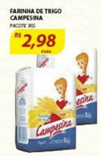 Assaí Atacadista Farinha de Trigo Campesina 1kg oferta