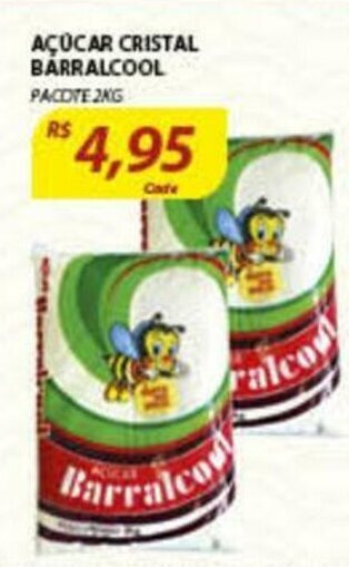 Assaí Atacadista Acucar Cristal Barralcool 5kg oferta