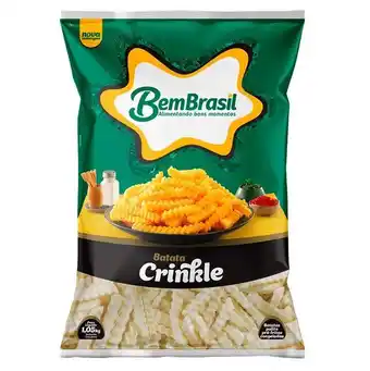 Carrefour Batata pré-frita crinkle congelada bem brasil 1,05kg oferta