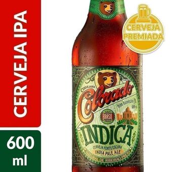 Pão de Açúcar Cerveja colorado indica garrafa 600ml oferta