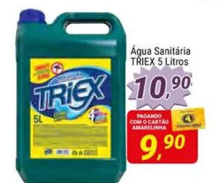 Amarelinha supermercados Agua Sanitaria Triex 5L oferta