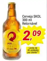 Cerveja Skol 300ml Retornavel