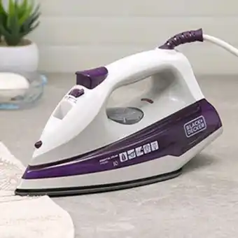 Preçolândia Ferro de passar a vapor black+decker com spray fx1000 lilás oferta