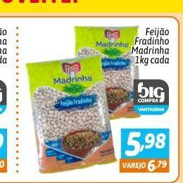 Supermercados Big Compra Feijão oferta