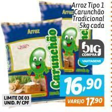 Supermercados Big Compra Arroz tipo 1 oferta
