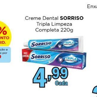 Supermercados Mundial Creme oferta
