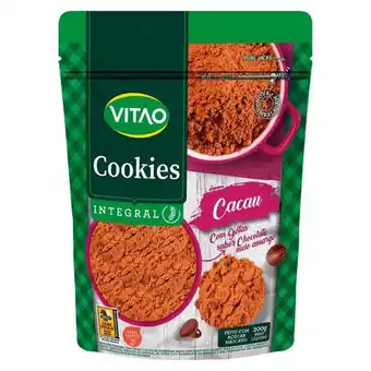 Biscoito cookies vitão integral cacau 200g