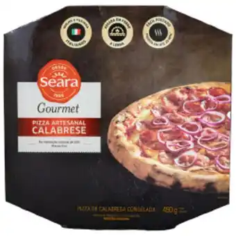 Enxuto Pizza seara gourmet artesanal calabrese 450g oferta