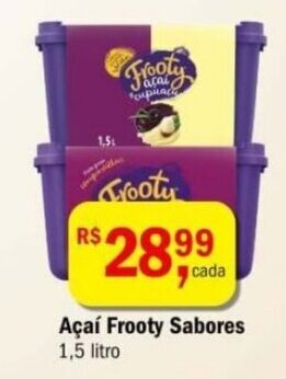 Ultrabox Acai Frooty Sabores 1.5L oferta