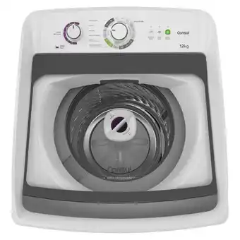 Máquina de lavar consul 12kg branca cwh12 - 110v