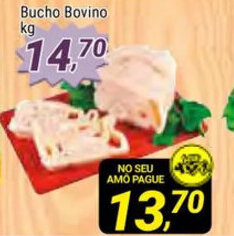 Amarelinha supermercados Bucho Bovino 1kg oferta