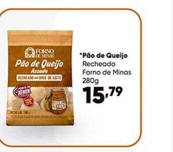 Zaffari Pão de queijo recheado forno de minas oferta