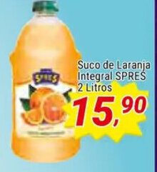 Suco de Laranja Integral Spres 2L