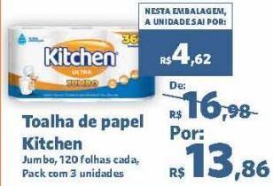 Sam's Club Toalha de papel kitchen oferta