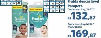 Sam's Club Fralda descartável pampers oferta