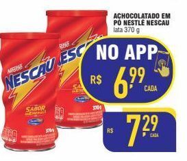 Mercantil Rodrigues Achocolatado em pó nestlé nescau lata 370 g oferta