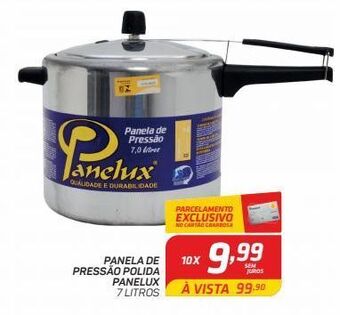 GBarbosa Panela de pressão polida panelux 7 litros oferta