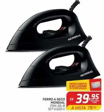 GBarbosa Ferro a seco mondial fsn-55-b 127 v/220 v oferta
