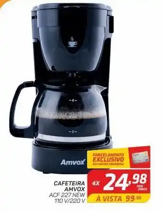 GBarbosa Cafeteira amvox acf 227 new 110 v/220 v oferta